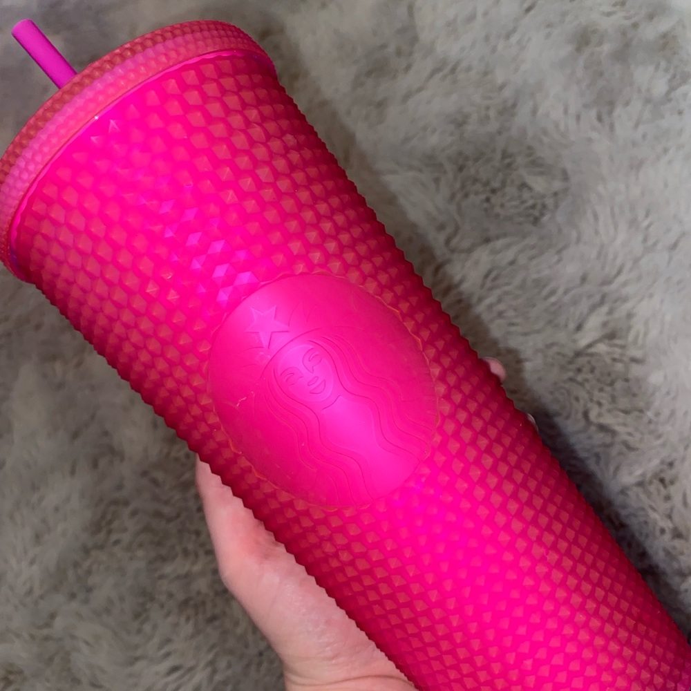 Pink Studded Starbucks Cup
